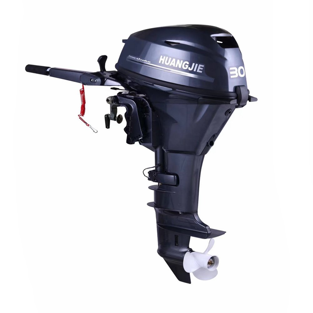 25HP 30HP 4Stroke Marine Outboard Motor Boat Engine Short Long Shaft Petrol for Fishing Boat 5000-6000RPM External Fuel Tank 24L